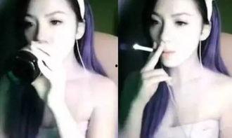 抽烟的网红图,时尚还是危害？